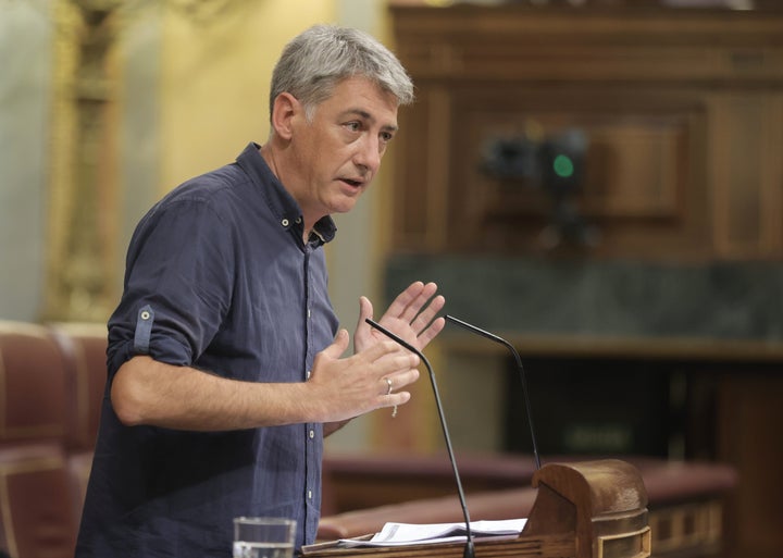 El diputado de EH Bildu en el Congreso Oskar Matute, en una foto de archivo.
