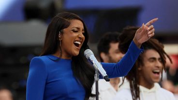 Mickey Guyton Ran Into Prince Harry at the Super Bowl