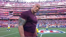 Dwayne Johnson Channels The Rock For Super Bowl Intro And Twitter Has A Field Day