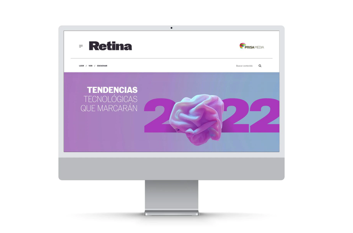 Imagen de la nueva estética de 'Retina'.
