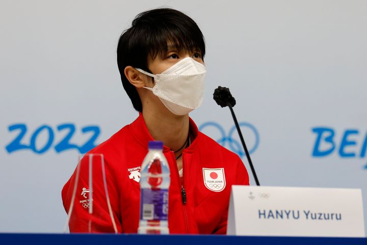 2月14日に記者会見を行った羽生結弦選手