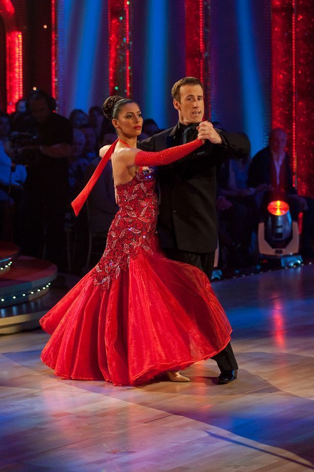 Laila Rouass and Anton Du Beke on the Strictly dance floor