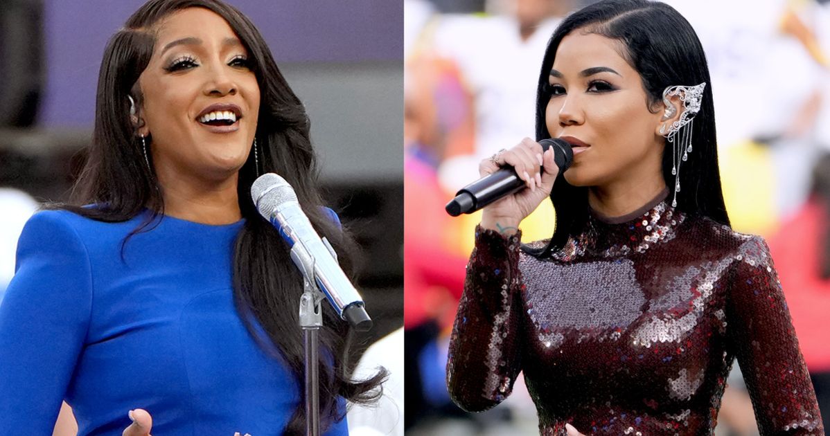 NBC Slammed for Showing Jhene Aiko's Name Underneath Mickey Guyton at Super  Bowl 2022: Photo 4704683, 2022 Super Bowl, Extended, Jhene Aiko, Mickey  Guyton, Super Bowl Photos