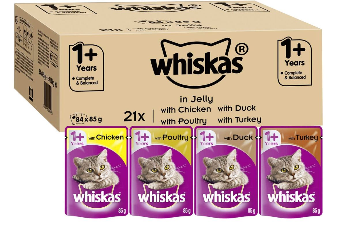 argos whiskas cat food