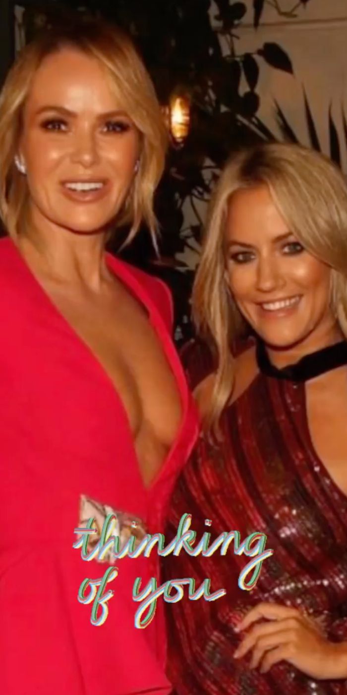 Amanda Holden and Caroline Flack