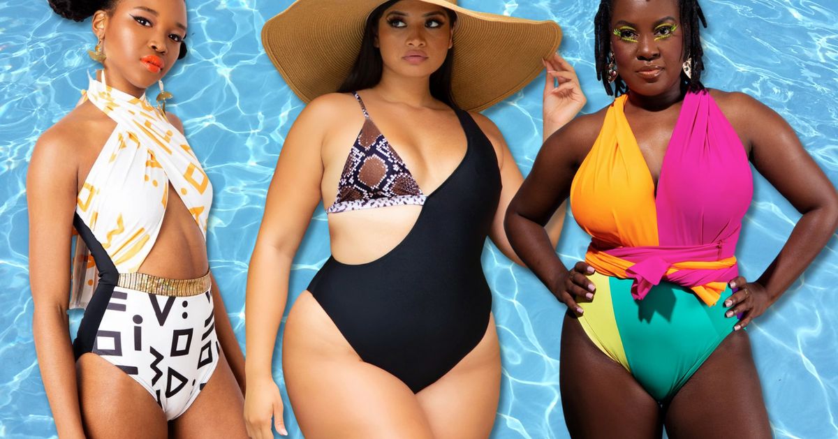 Summer Sexy Swimsuit Tube Top Nylon Flat Chest Split Two-piece Padded  Bikini Set Solid Color Padded Bikini Set