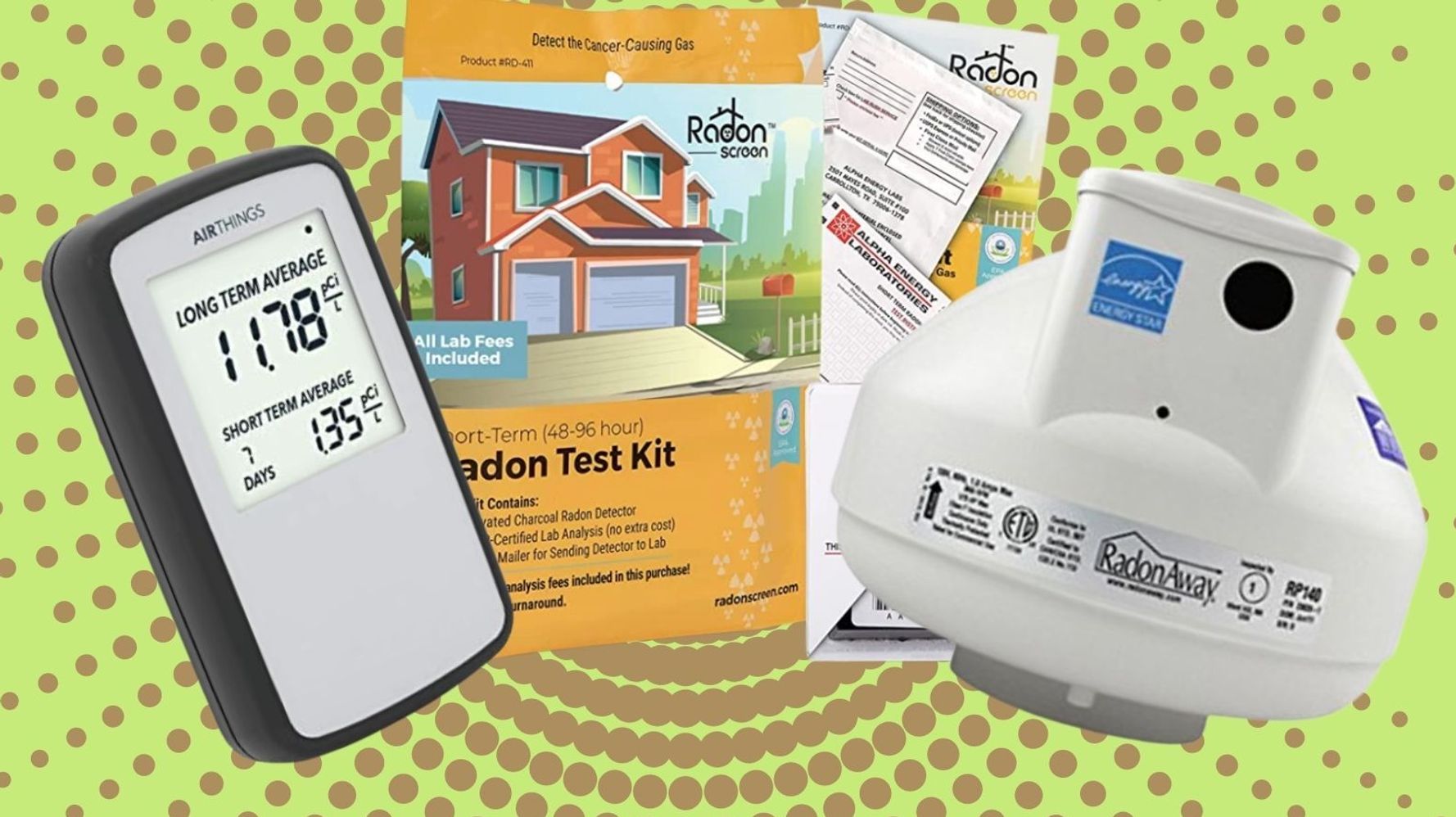 Radon Guard, Elifecity Long and Short Term Home Radon Monitor
