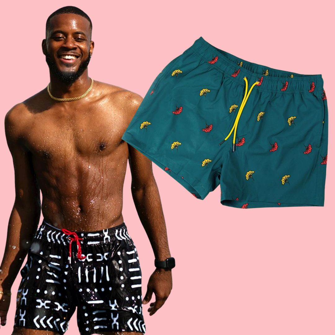 black owned swim trunks