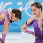 “어떤 멘트도…” ‘도핑 출전’ 발리예바가 연기를 시작하자 지상파 해설위원들은 아주 이례적인 중계 방식을 택했다