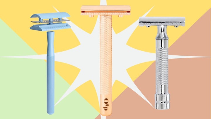 For a close and irritation free shave get this affordable pastel metal razor, a specialized razor created just for sensitive skin or this short and heavy handled safety razor.