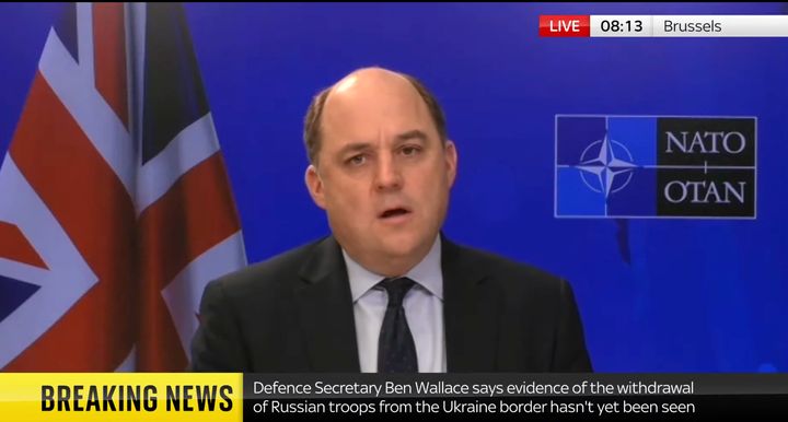 UK defence secretary Ben Wallace
