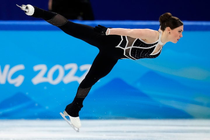 Josefin Taljegard didn't advance in the short program but she made a point with her pants. “I’m a mature woman. And I think I look great.”