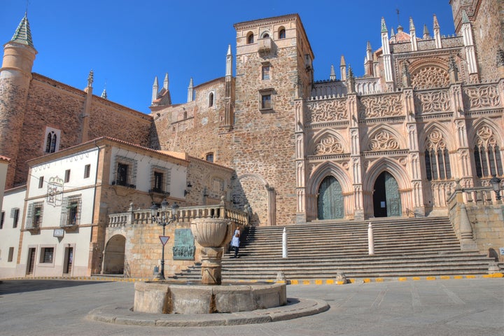 El monasterio de Santa María de Guadalupe.