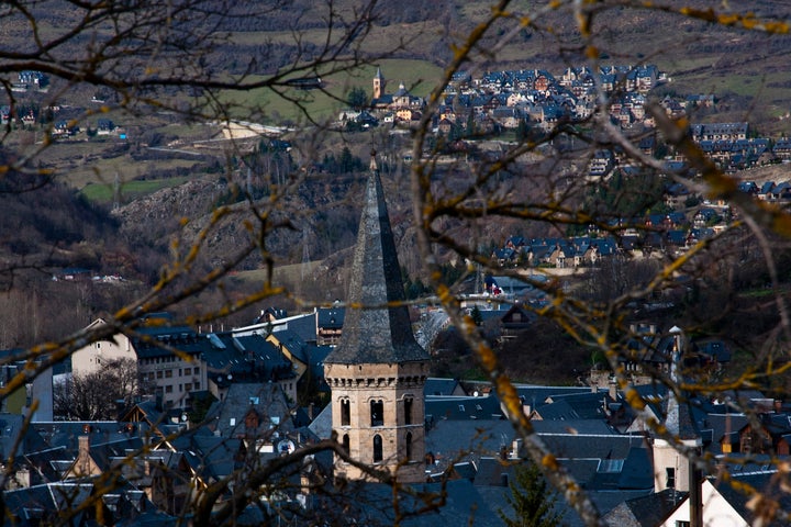 Campanario de la iglesia de Vielha.
