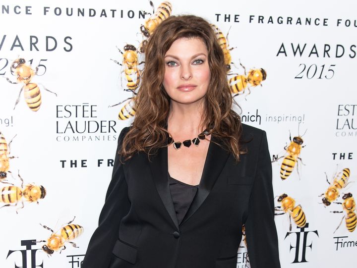 Linda Evangelista attends 2015 Fragrance Foundation Awards in New York City.