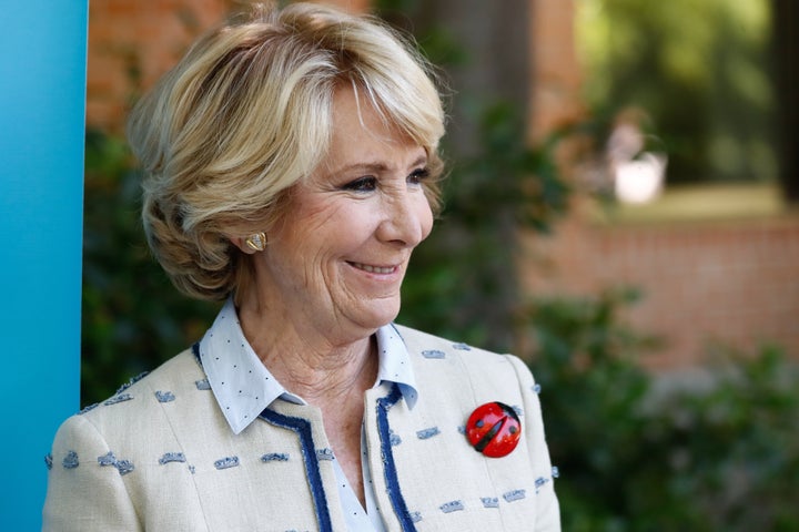 La expresidenta de la Comunidad de Madrid Esperanza Aguirre, en una foto de archivo.