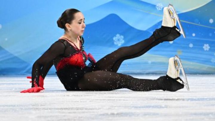 Kamila Valieva tumbled to the ice and out of a medal.