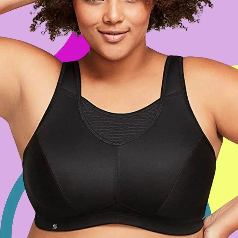 Sports Bras for Women Breathable Mesh Plus Size High Impact Full