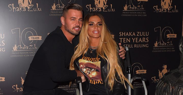 Carl Woods and Katie Price pictured in September 2020