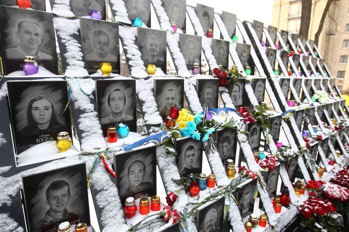 Μνημείο για τους όσους έχασαν τη ζωή τους κατά τις αντικυβερνητικές διαδηλώσεις το 2014