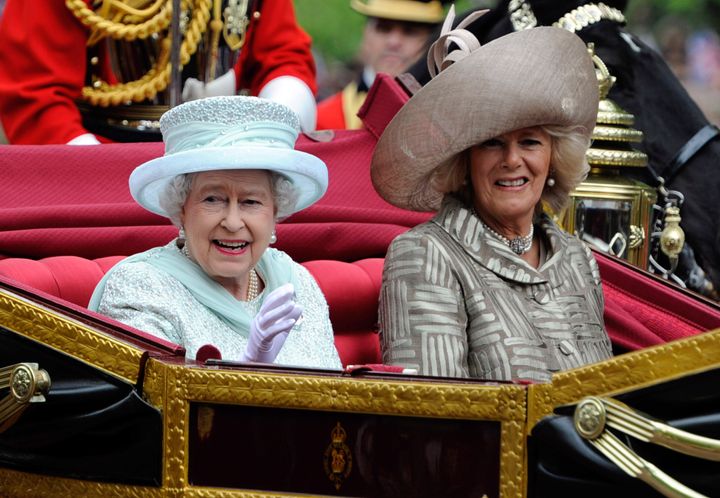 Isabel II y Camilla, juntas en el Jubileo de Diamante de la monarca.