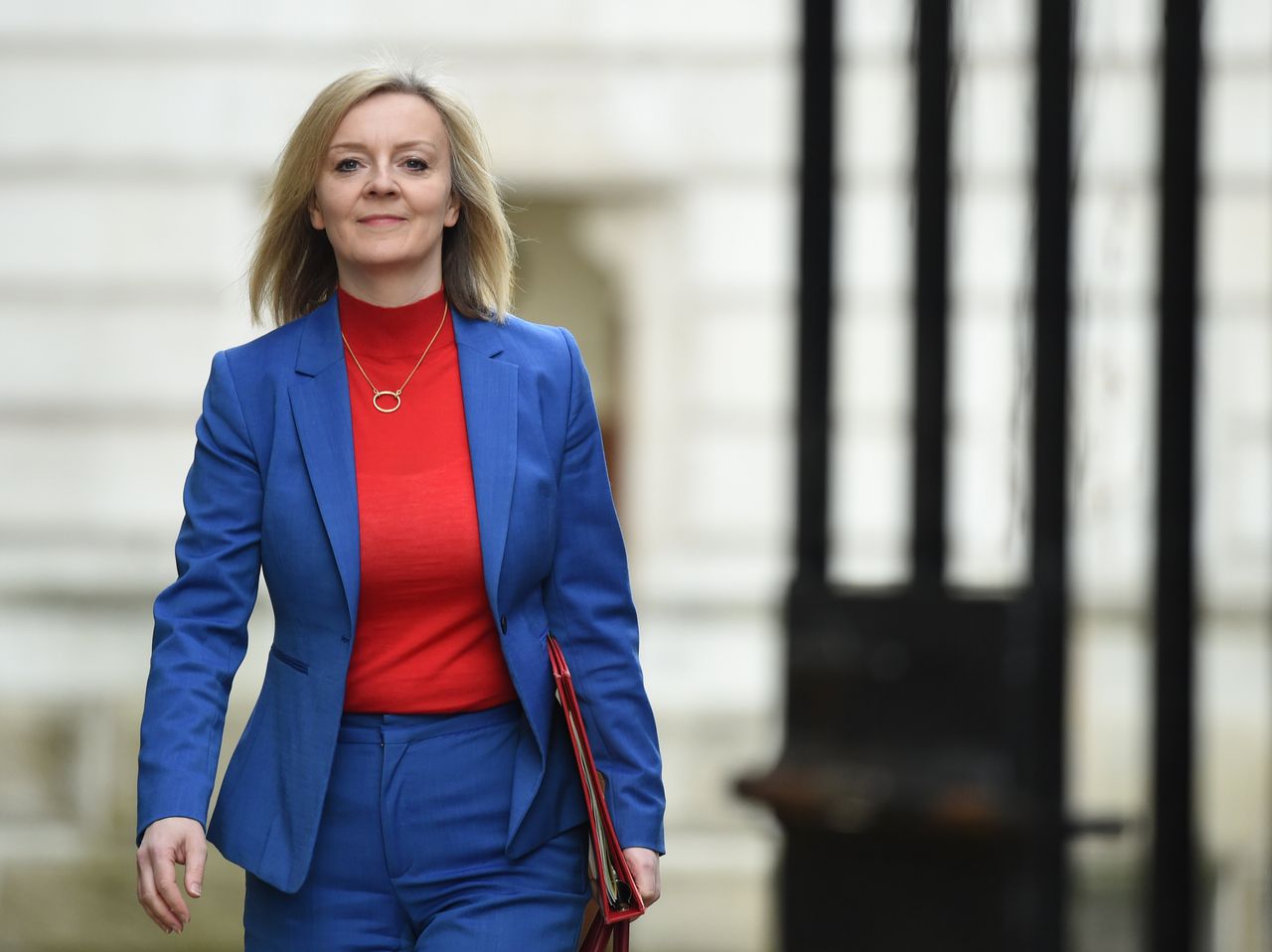 Foreign secretary Liz Truss is seen as a contender for Johnson's crown.