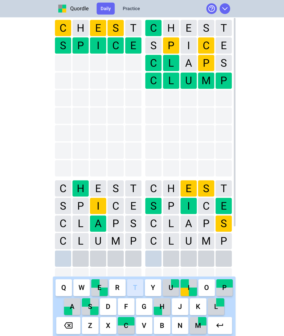 Wordle too easy? Quordle game offers 4 daily word puzzles at same time