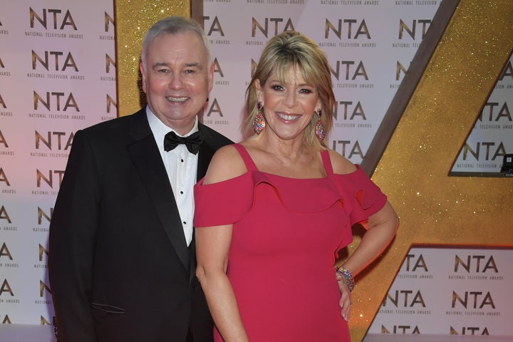 Eamonn and his wife, Ruth Langsford, with whom he presented This Morning for 15 years