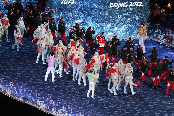北京オリンピックの閉会式の様子