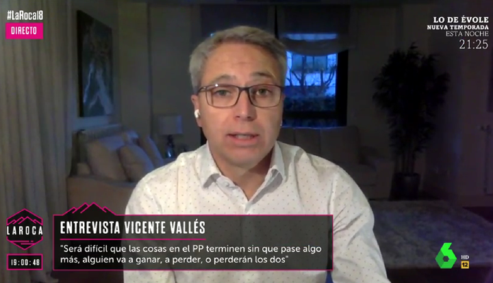 Vicente Vallés en 'La Roca'.