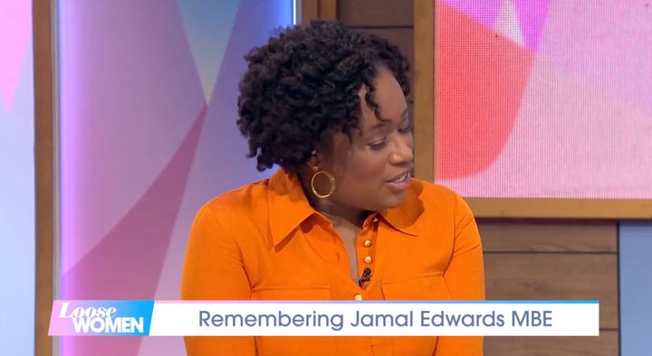 Charlene White paying her respects to Jamal Edwards