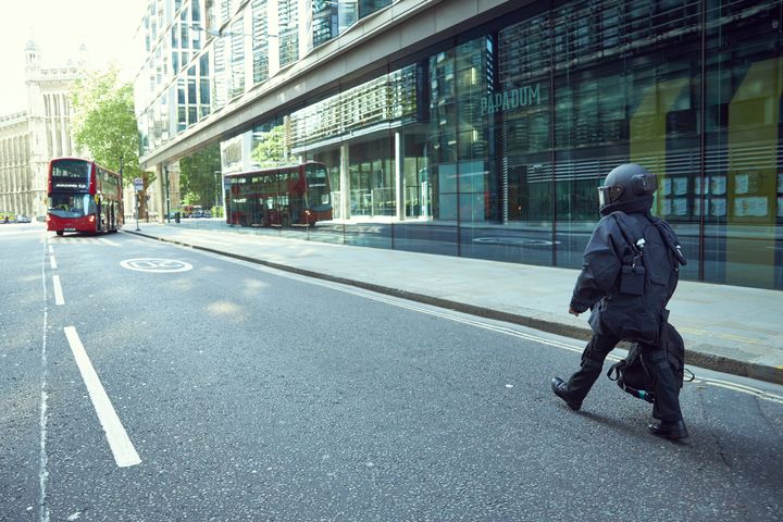 Trigger Point filmed scenes in central London