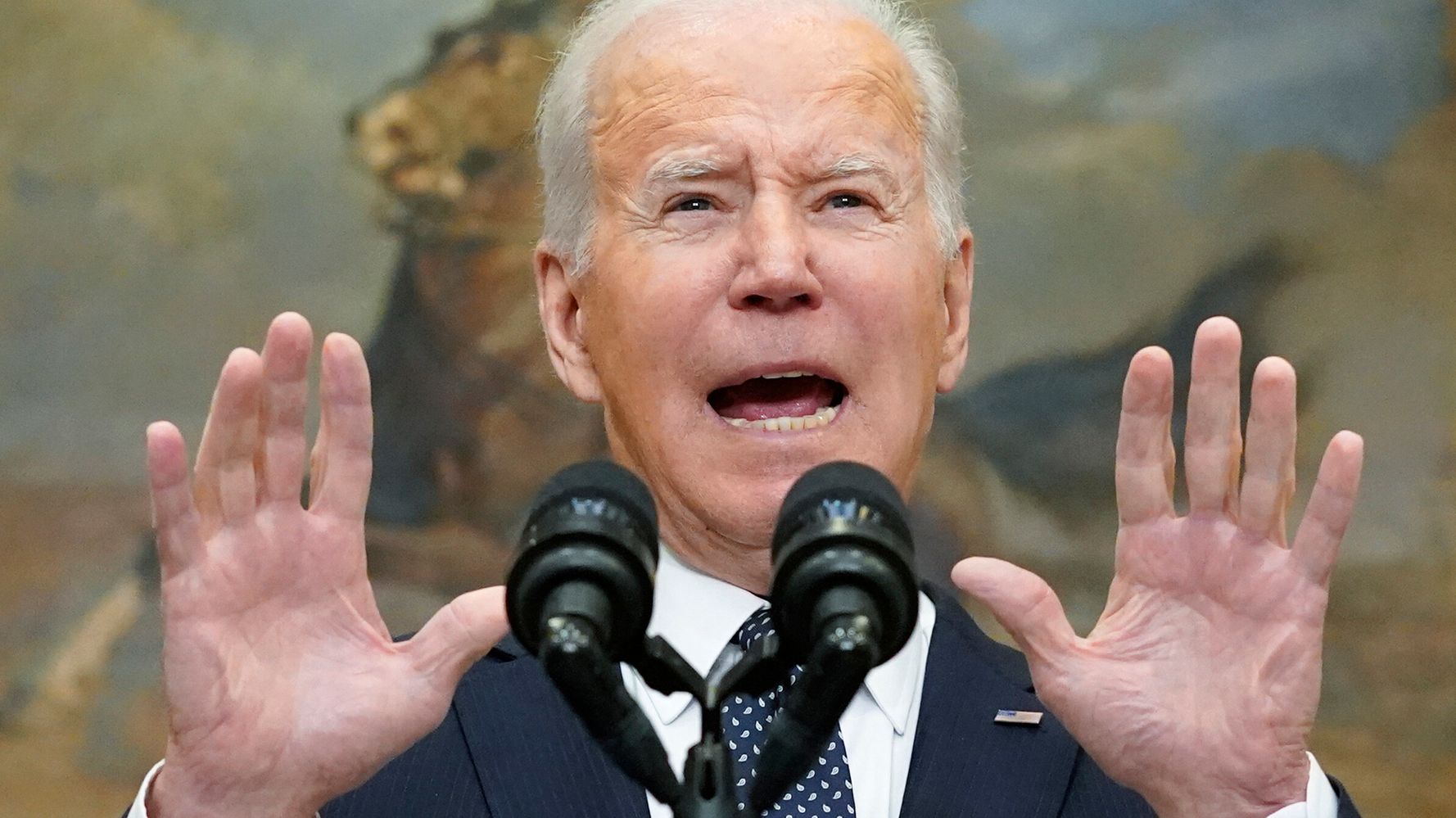 Joe Biden annonce de nouvelles sanctions contre la Russie et des déploiements de troupes européennes