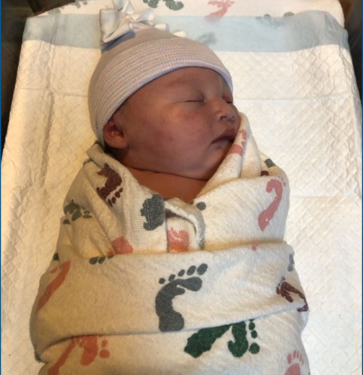 Judah Grace Spear was born at 2:22 a.m. on 2/22/22 (a "Twosday) at Alamance Regional Hospital in North Carolina.