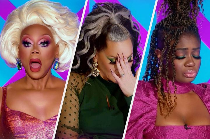 RuPaul, Michelle Visage and guest judge Clara Amfo were stunned by the result 