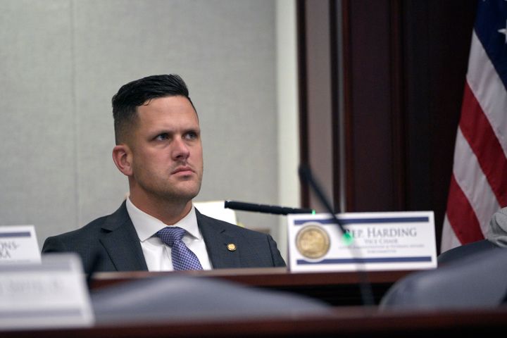 Florida state Rep. Joe Harding (R), seen last month, has defended House Bill 1557 as a means to keep parents "in the loop" about their children.