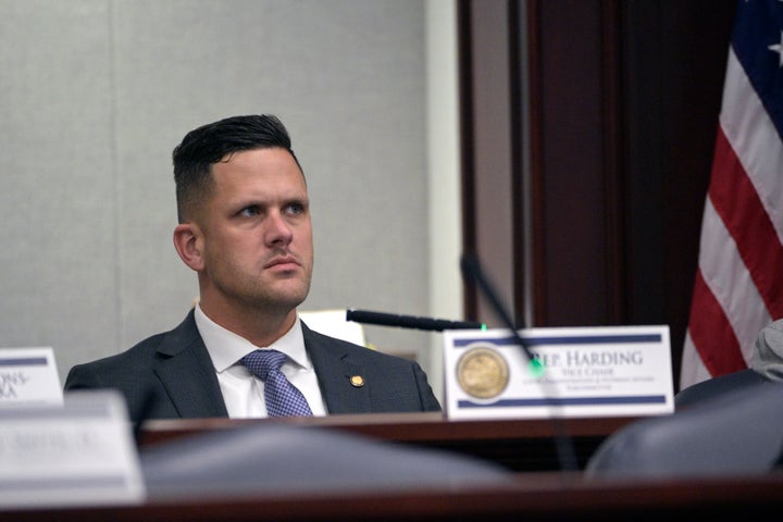 Florida state Rep. Joe Harding (R), seen last month, has defended House Bill 1557 as a means to keep parents "in the loop" about their children.