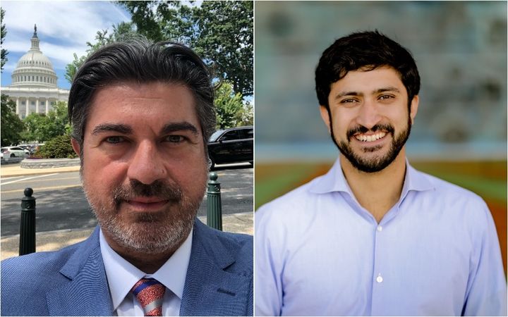 Texas state Rep. Eddie Rodriguez (left) is now the underdog in a congressional primary battle against Austin City Councilman Greg Casar, a progressive firebrand.