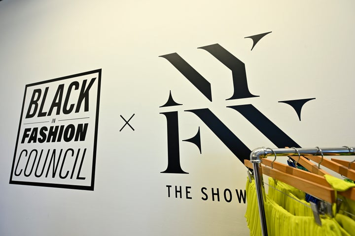 A view of the Black in Fashion Council showcase during New York Fashion Week on Feb.13, 2022, in New York City.