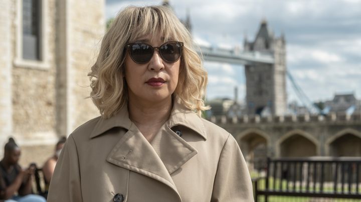 Eve (Oh) in disguise in the final season of "Killing Eve."