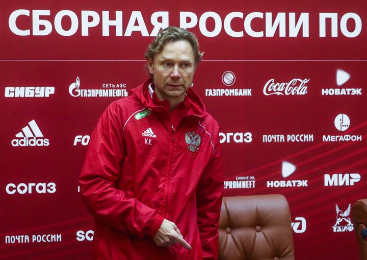 O προπονητής της εθνικής Ρωσίας, Βαλερί Κάρπιν