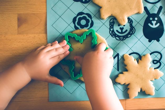 Before you know it, these adorable little hands could be helping you make dinner and clear the table.