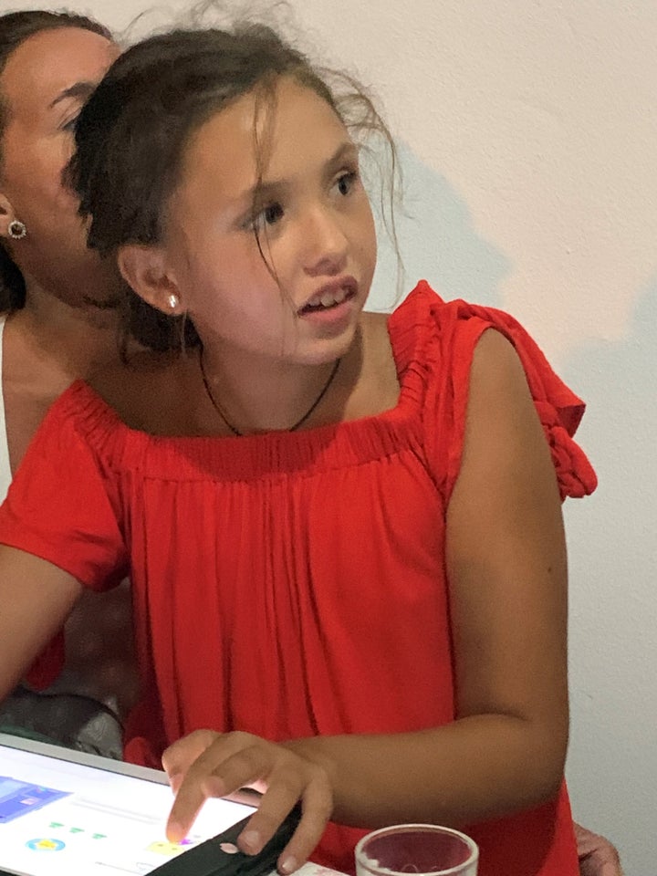 Marta, hija de Patricia, diagnosticada de Idic 15.