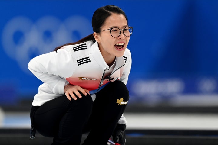 北京五輪でのキム・ウンジョン選手