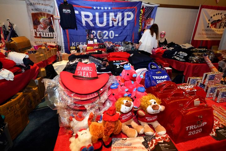 Merchandise for sale at CPAC.