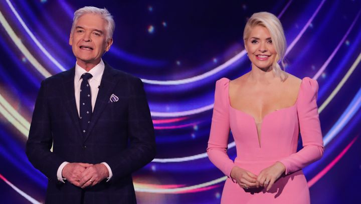 Dancing On Ice hosts Phillip Schofield and Holly Willoughby