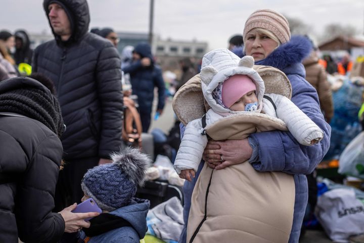 The coverage around the conflict in Ukraine and the emerging refugee crisis has come under fire