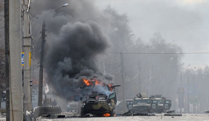 Ukrainian fighters have been trying to reclaim Kharkiv after a Russian invasion