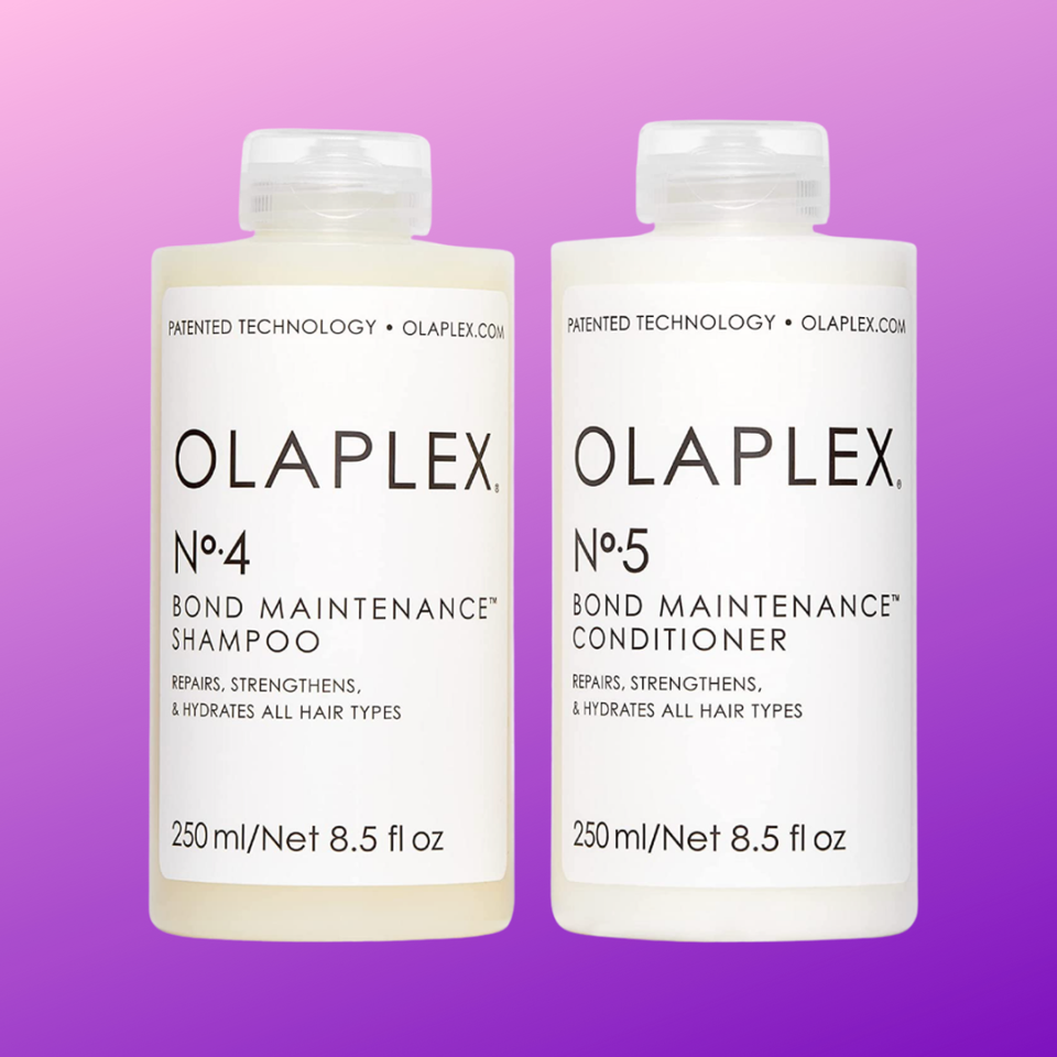 Olaplex No. 4 Bond Maintenance Shampoo and No. 5 Bond Maintenance Conditioner