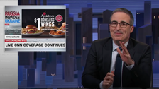John Oliver Skewers CNN For Running Applebee’s Ad During Attack On Ukraine